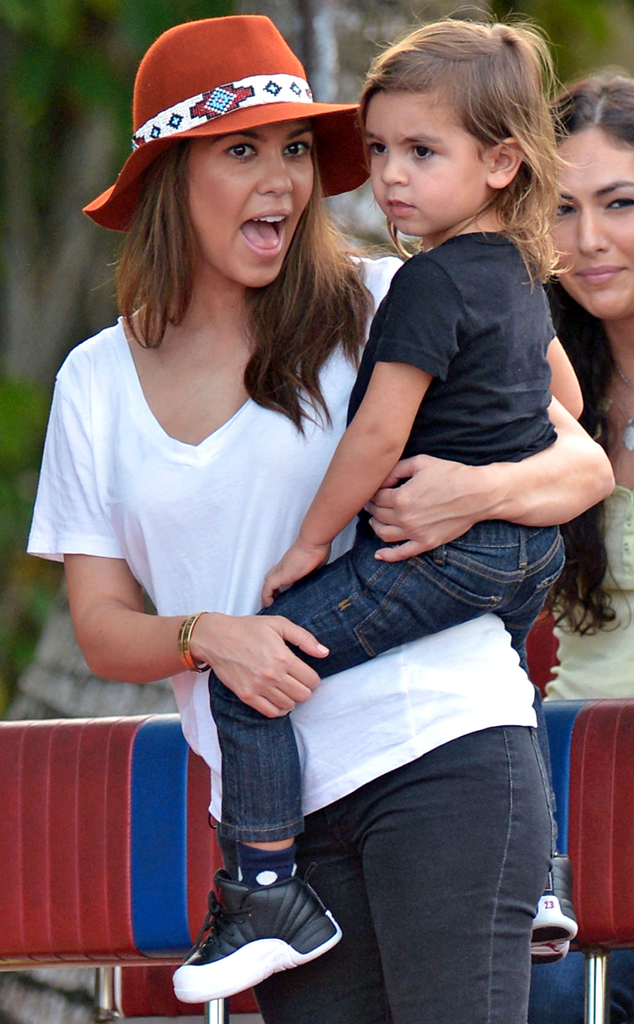 Kourtney Kardashian, Mason Disick Kourtney Kardashian, Mason Disick